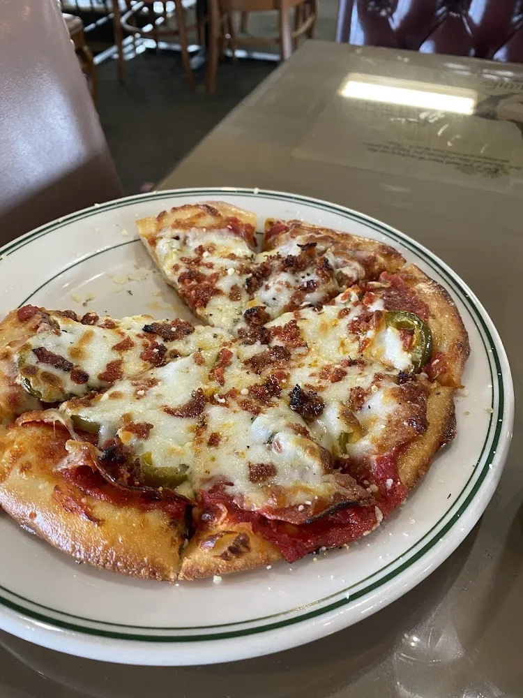 Bub's Meat and Pepper Pizza